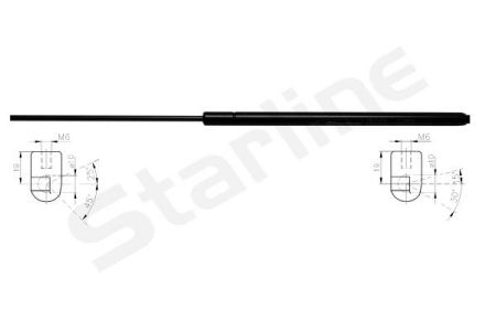 78.23.805 Starline Амортизатор багажника