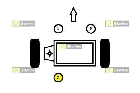 SM 0018 Starline Опора двигуна / КПП