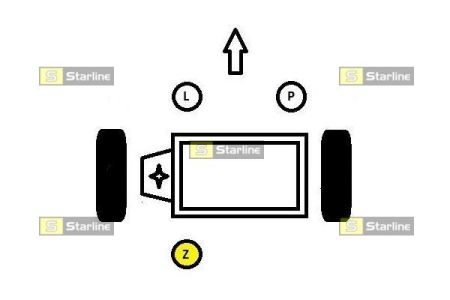 SM 0605 Starline Опора двигуна та КПП