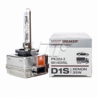 Лампа ксеноновая D1S XENARC NIGHT BREAKER LASER 85В, 35Вт, PK32d-2 (+200) (пр-во OSRAM) 66140XNL