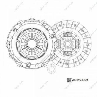 ADM53069 Blue Print  Комплект сцепление