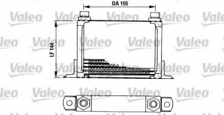 816666 VALEO  Радиатор масляний