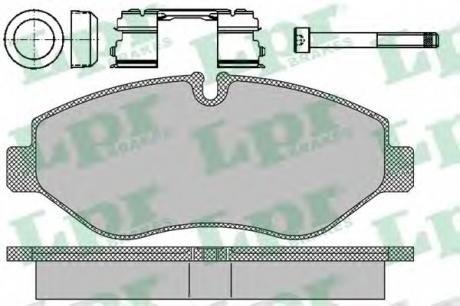 05P1297 LPR Тормозные колодки дисковые