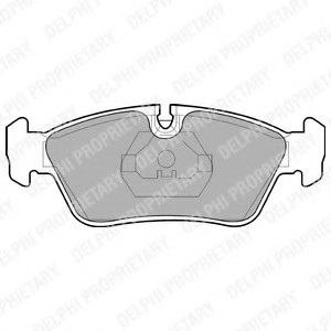 LP710 DELPHI Тормозные колодки