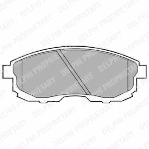 Тормозные колодки LP812