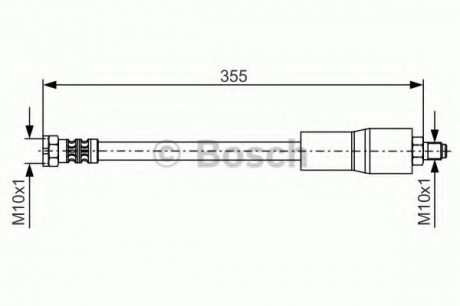 1 987 476 751 Bosch Шланг гальмівний