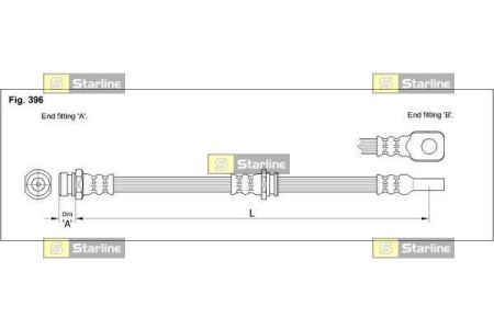 HA ST.1113 Starline Гальмiвний шланг