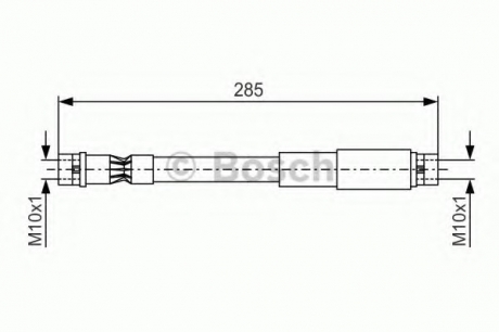 1 987 476 406 Bosch Шланг гальмівний