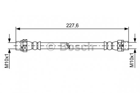 1 987 481 582 Bosch Гальмівний шланг