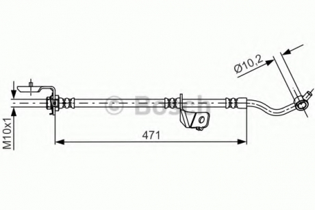 1 987 481 716 Bosch Шланг гальмівний