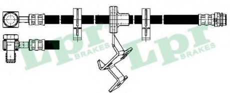 6T48214 LPR Шланг гальмівний гідравлічний