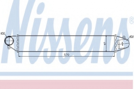 96634 Nissens Интеркулер FORD; SEAT; Volkswagen (пр-во Nissens)
