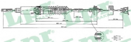C0241C LPR Трос зчеплення