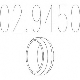 02.9450 MTS Монтажне кольцо