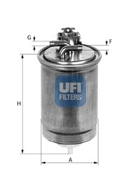 24.430.00 UFI Паливний фільтр