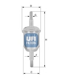 31.027.00 UFI Паливний фільтр