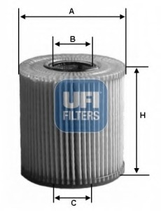 25.152.00 UFI Масляний фiльтр