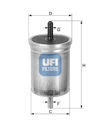 31.514.00 UFI Паливний фільтр