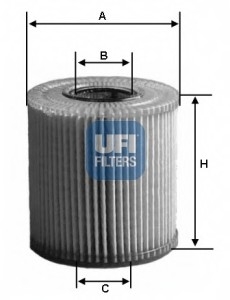 25.014.00 UFI Фильтр масляный MB A-Klasse (W168) 97-04 (пр-во UFI)