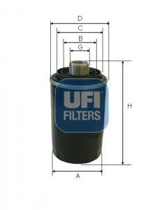 23.597.00 UFI Масляний фiльтр