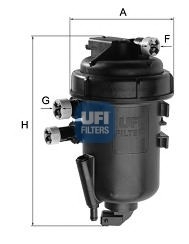 55.178.00 UFI Фільтр паливний