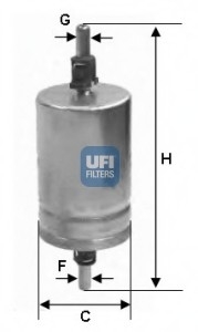 31.510.00 UFI Паливний фільтр