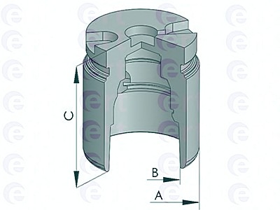 150898-C ERT Поршень супорта