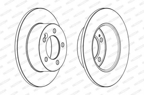 DDF1976C Ferodo Гальмівний диск