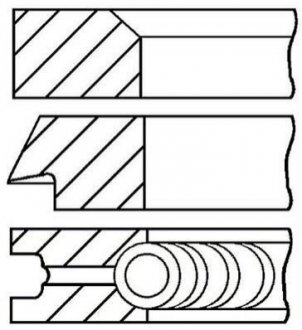 08-393600-00 Goetze  Кільця поршневі