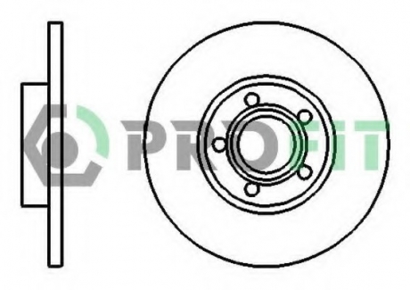 5010-0324 PROFIT Диск гальмівний