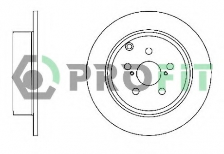5010-1406 PROFIT Диск гальмівний