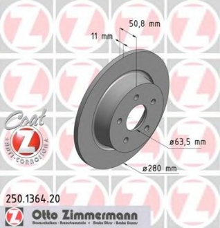 250.1364.20 Otto Zimmermann GmbH Диск гальмівний