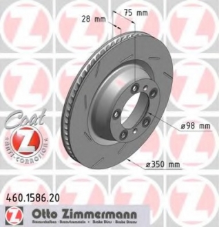 460.1586.20 Otto Zimmermann GmbH Диск гальмівний