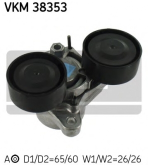 VKM 38353 SKF Натяжна планка