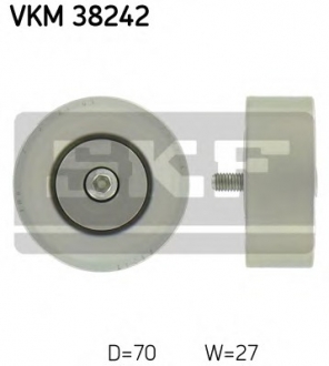 VKM 38242 SKF Натяжний ролик, поліклінового ременя (Вир-во SKF)