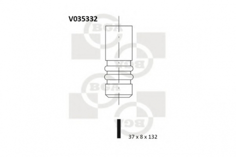 V035332 BGA  Клапан двигуна