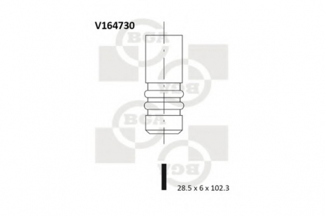 V164730 BGA  Клапан двигуна