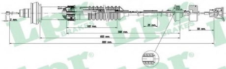 C0153C LPR Трос сцепление
