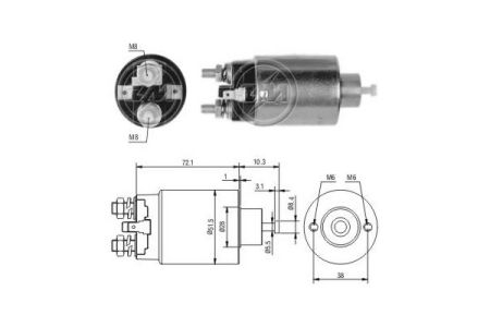 ZM697 ZM Втягуюче реле