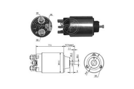 ZM864 ZM Втягуюче реле