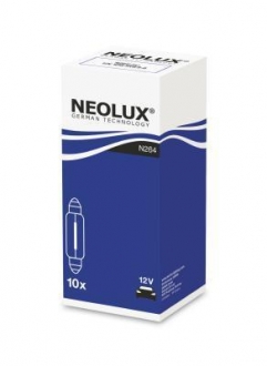 N264 NEOLUX Лампа софітна допоможе. освітлення C10W 12V 10W SV8.5-8 (вир-во Neolux)