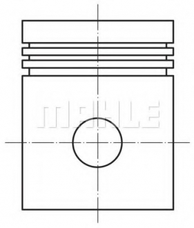 0122102 MAHLE Поршень Mahle