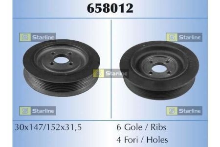 RS 658012 Starline Шків ременя