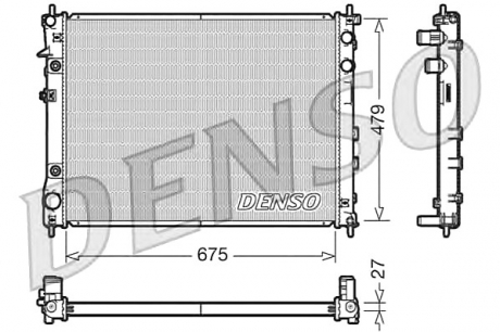 DRM36012 Denso Радіатор охолоджування