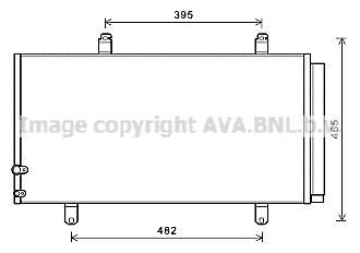 TO 5696D AVA Cooling Systems Радіатор кодиціонера