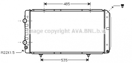 PEA 2146 AVA Cooling Systems Радiатор