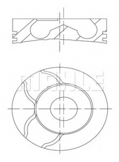 0101501 MAHLE Поршень