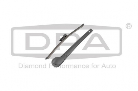 99551779402 DPA Рычаг стеклоочистителя заднего с щеткой Skoda Fabia (14-),Rapid (12-)/VW Caddy (