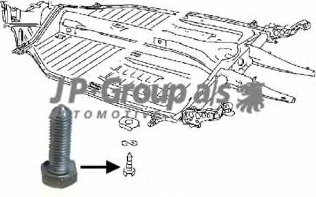 8182000106 JP Group  Болт