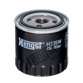 H335W HENGST Фільтр масляний двигуна NISSAN NAVARA 3.0 DCI 10-, RENAULT MEGANE III 1.9 DCI 08- (вир-во HENGST)